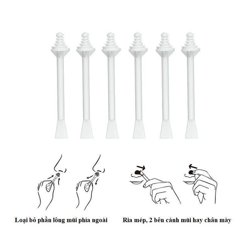 Set 10 que wax chuyên dụng cho mũi, lông mày và ria mép siêu an toàn - tiện lợi - nhanh chóng