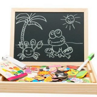 BỘ BẢNG GHÉP HÌNH NAM CHÂM 2 MẶT