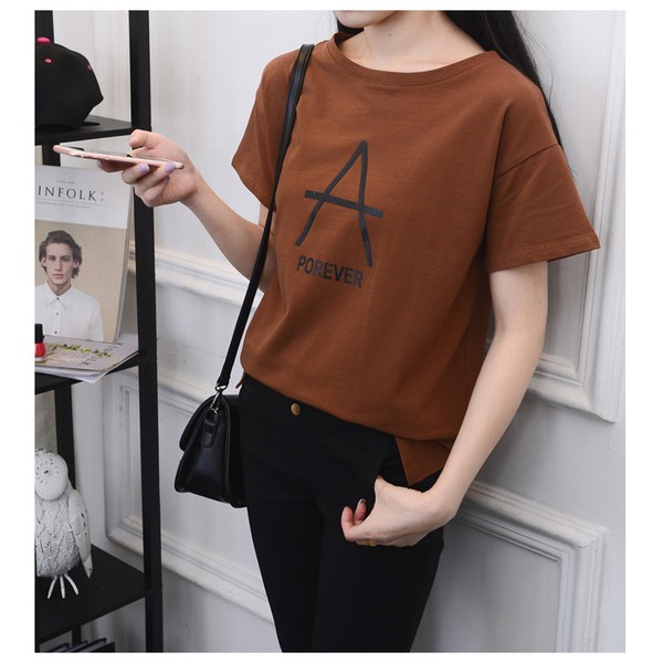 COMBO 5 ÁO THUN NỮ - 5 GAM MÀU SIÊU HOT THỜI TRANG THU ĐÔNG