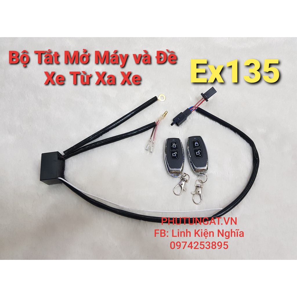 Mạch tắt mở và đề xe từ xa cho  nhiều dòng xe