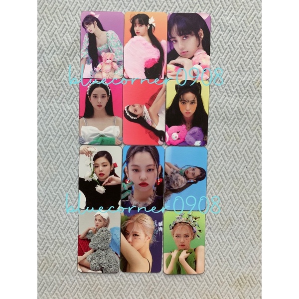 [tặng sleeve hologram] Ảnh Jisoo Jennie Rosé Lisa card BLACKPINK