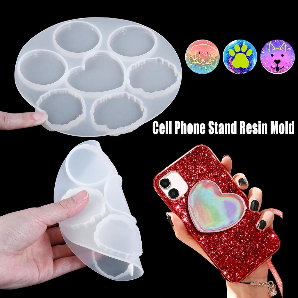 Khuôn Silicon Làm Giá Đỡ Điện Thoại Bằng Epoxy Resin