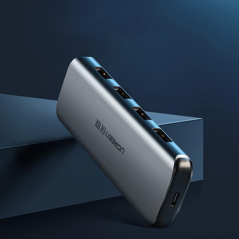 Ugreen 50768 - Hub chia USB 3.0 ra 4 cổng  vỏ nhôm cao cấp ✔HÀNG CHÍNH HÃNG ✔