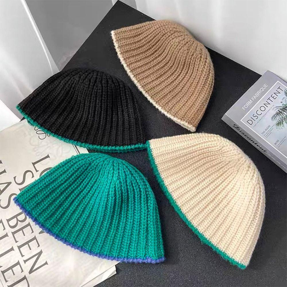 JARRED Mũ Tai Bèo Dệt Kim Kiểu Hàn Quốc Thời Trang Thu Đông Cá Tính