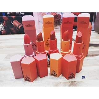 Son Lì 3CE Lip Color lục giác - Hà Quốc