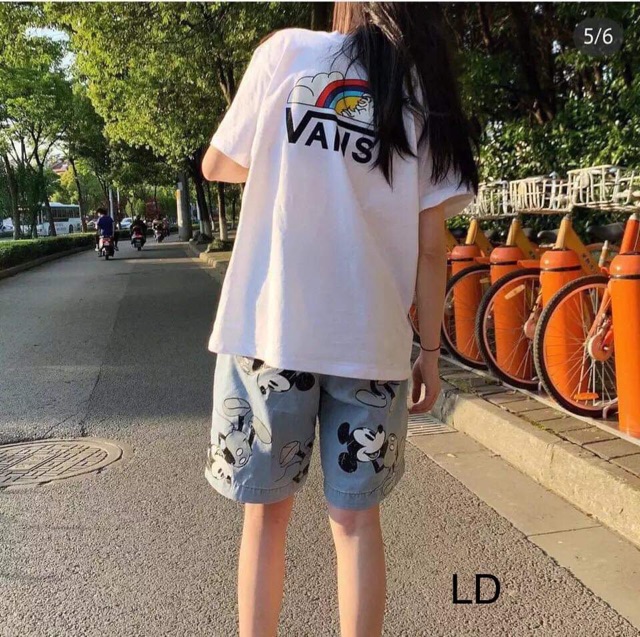 Áo phông ngựa bảy màu LDU0619