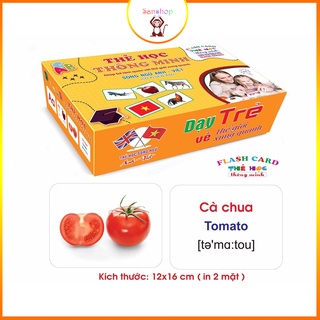Bộ thẻ học thông minh theo chủ đề 12*16cm