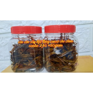 combo 2 hủ cào cào sấy khô