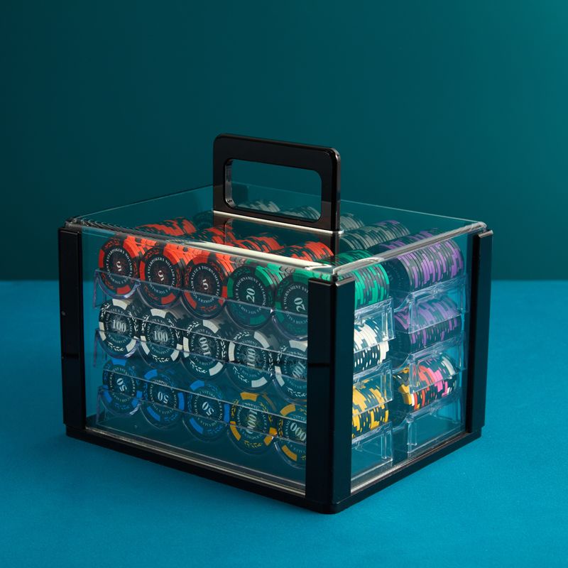Hộp acrylic cao cấp đựng chip, phỉnh poker