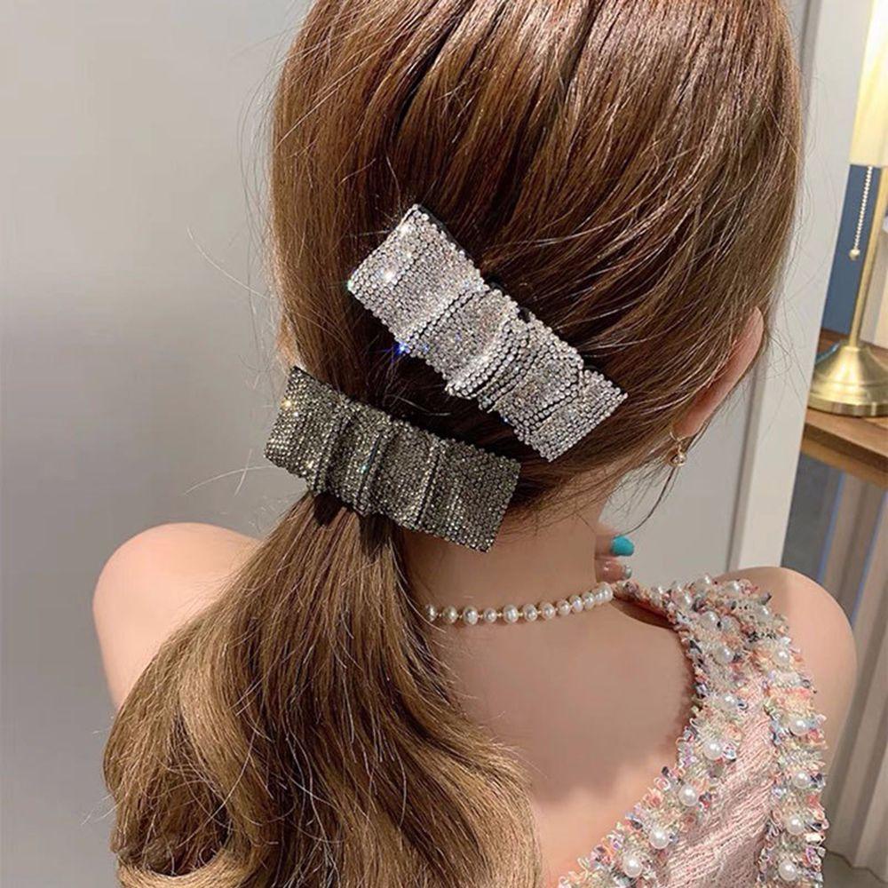 VANES1 Kẹp TóC ĐíNh Kim Cương Giả Dễ Thương Cho Nữ