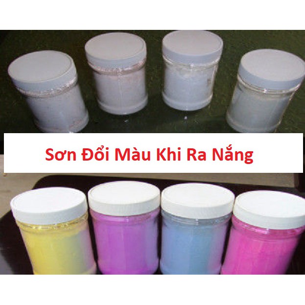 Chai 50ml Sơn thơm biến quang đổi màu dưới nắng (chọn màu)