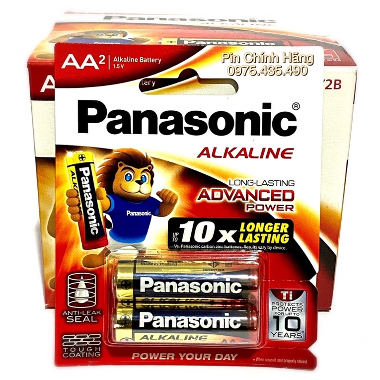 Pin AA / AAA Panasonic Alkaline Chính Hãng Vỉ 2 Viên, Vỉ 4 Viên