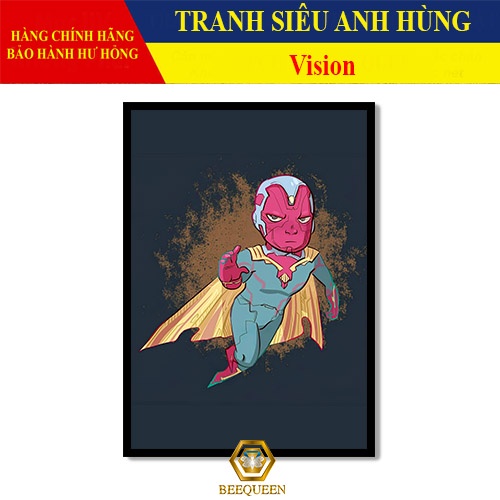 [MS1-25] Tranh Siêu Anh Hùng Vission