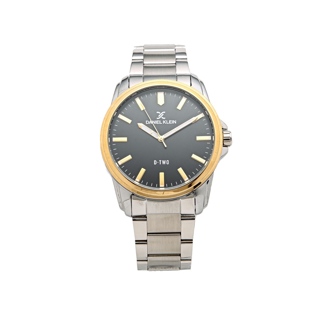 Đồng hồ Nam Nữ Daniel Klein DTWO Demi SliverBlack DK.1.1262