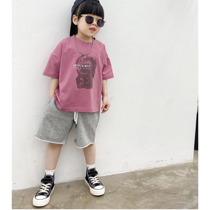 Quần bé trai, bé gái, quần short phong cách unisex hiphop Hàn quốc Zalackis size 80-140cm