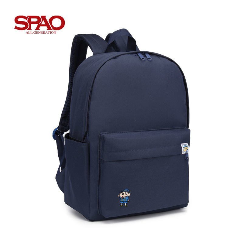 SPAO Balo Đi Học 21 Năm Họa Tiết Cậu Bé Bút Chì Shin-Chan Dễ Thương Phong Cách Hàn Quốc Cho Học Sinh/Du Lịch