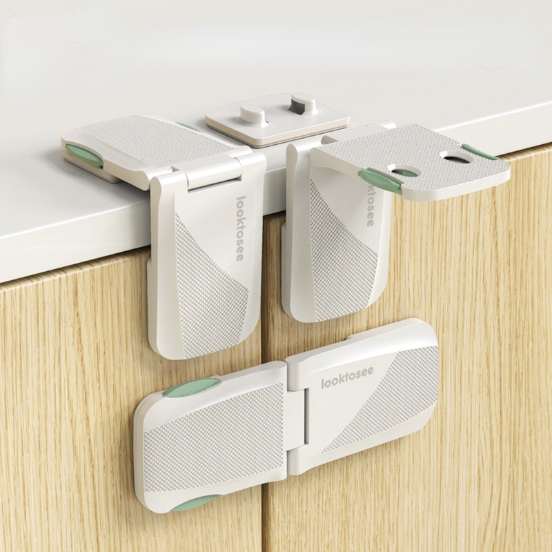 Khóa Cửa Tủ Đa Năng Góc Vuông Bảo Vệ An Toàn Cho Bé