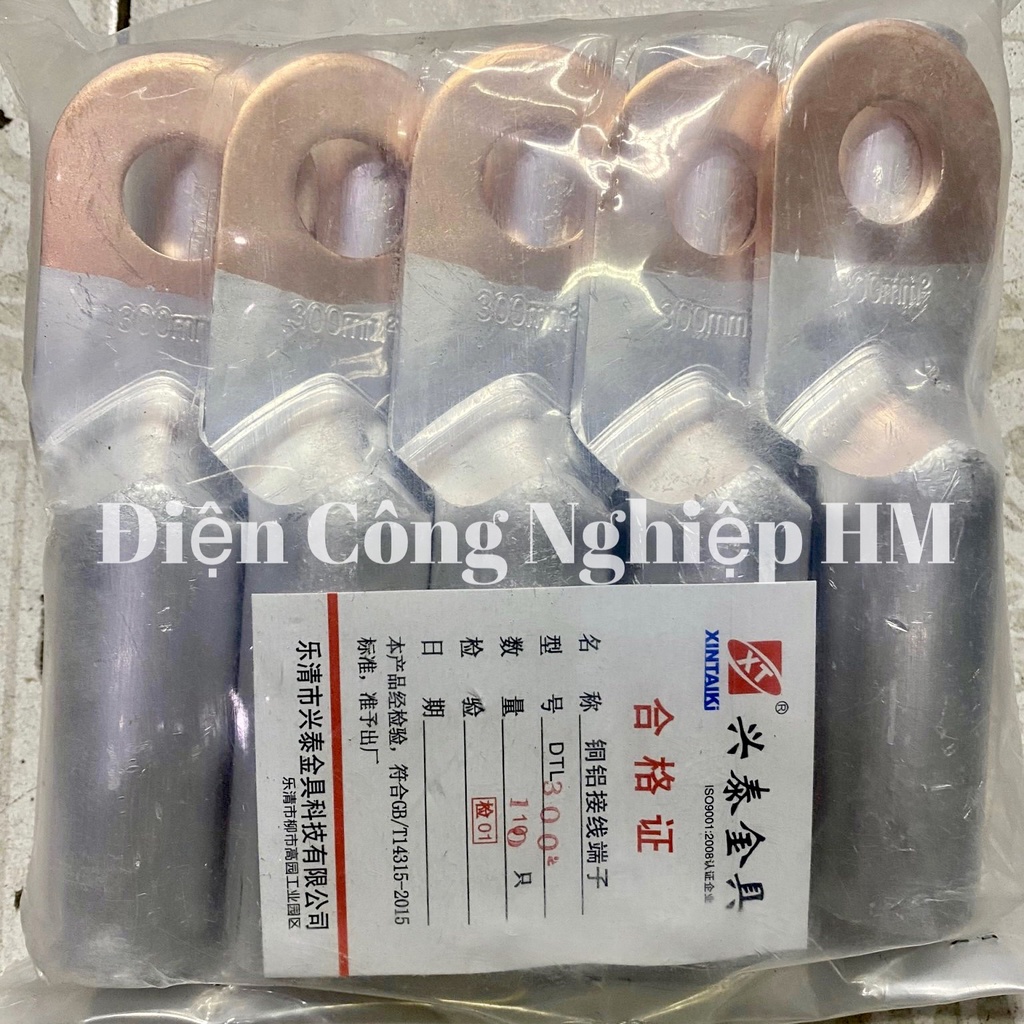 Đầu Cốt Cos đồng nhôm xử lý 1 lỗ 120mm~300mm
