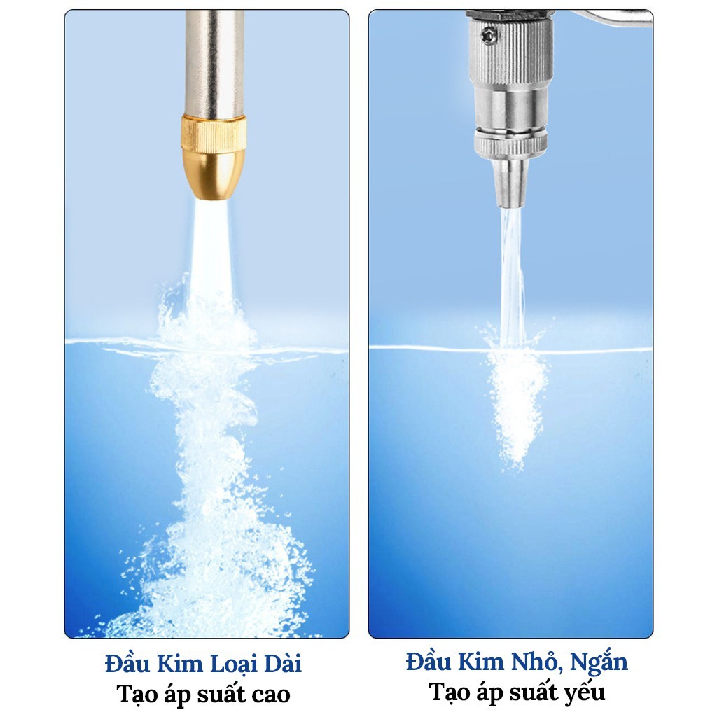 Vòi Xịt Rửa Xe Áp Lực Cao - Tưới Cây Với 4 Chế Độ Nước