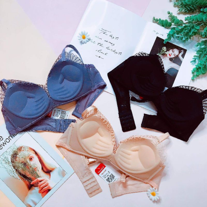 Áo Ngực Thái Triunph Ren Nhện Mịn Không Gọng Bàn Tay Nâng 2p Siêu Hot Hè | BigBuy360 - bigbuy360.vn