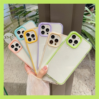 Ốp Điện Thoại Màu Kẹo Chống Rơi Chất Lượng Cao Cho Iphone 14 Pro Max 13 Pro Max 12 Pro Max 11 Pro Max 7 8 Plus