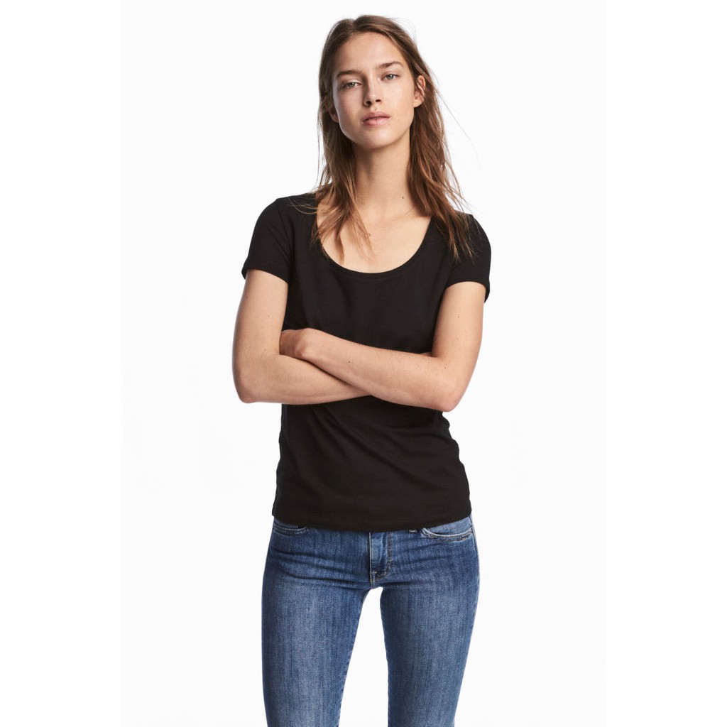 Áo thun trơn cổ tròn H&M