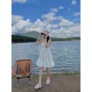 [RÁCH STORE] Đầm 2 dây trơn đuôi cá (46866)