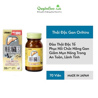 Viên Uống Hỗ Trợ Giải Độc Gan Nhật Bản Shijimi Orihiro 60 Viên Tặng 10 Viên