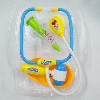 Bộ đồ chơi bác sĩ dạng vali kéo dụng cụ có pin, có đèn, âm thanh dành cho các bé, đồ chơi nhập vai - Loki Kids