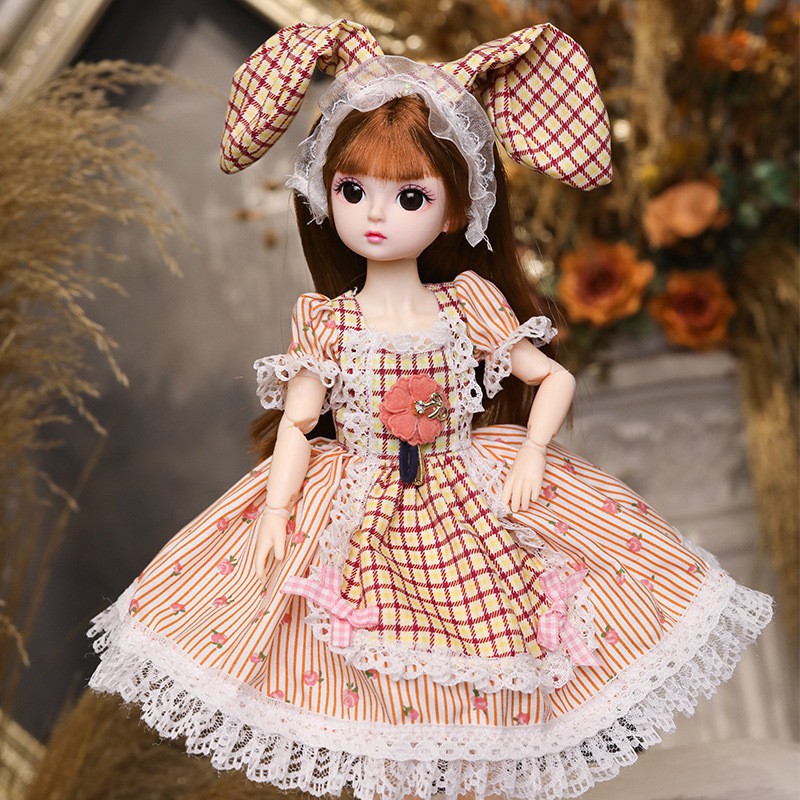 Búp Bê BJD 30cm 1 / 6 21 Khớp Nối Có Thể Tháo Rời Dễ Thương