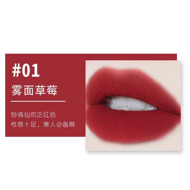 Son Kem Bóng Nhung Mịn Tint Lì Lameila Velvet Lip Glaze Dưỡng Ẩm Chống Thấm Nước | BigBuy360 - bigbuy360.vn