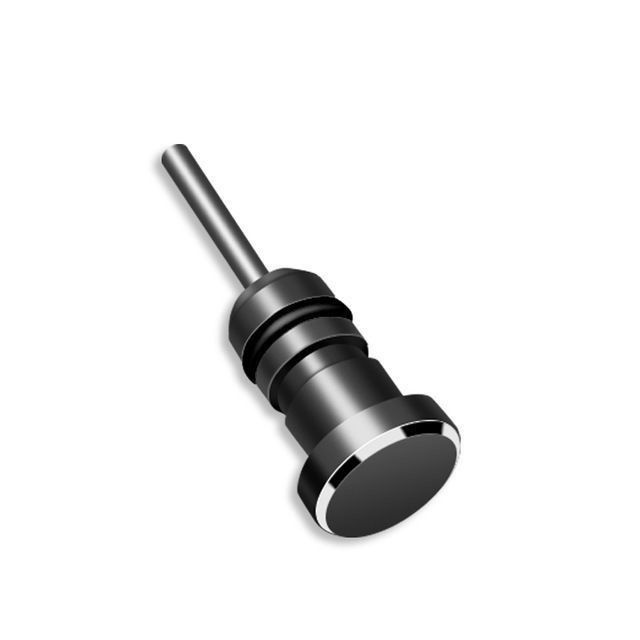 Nút Bịt Chống Bụi Cho Lỗ Cắm Tai Nghe Điện Thoại Di Động 3.5mm Bằng Hợp Kim Nhôm
