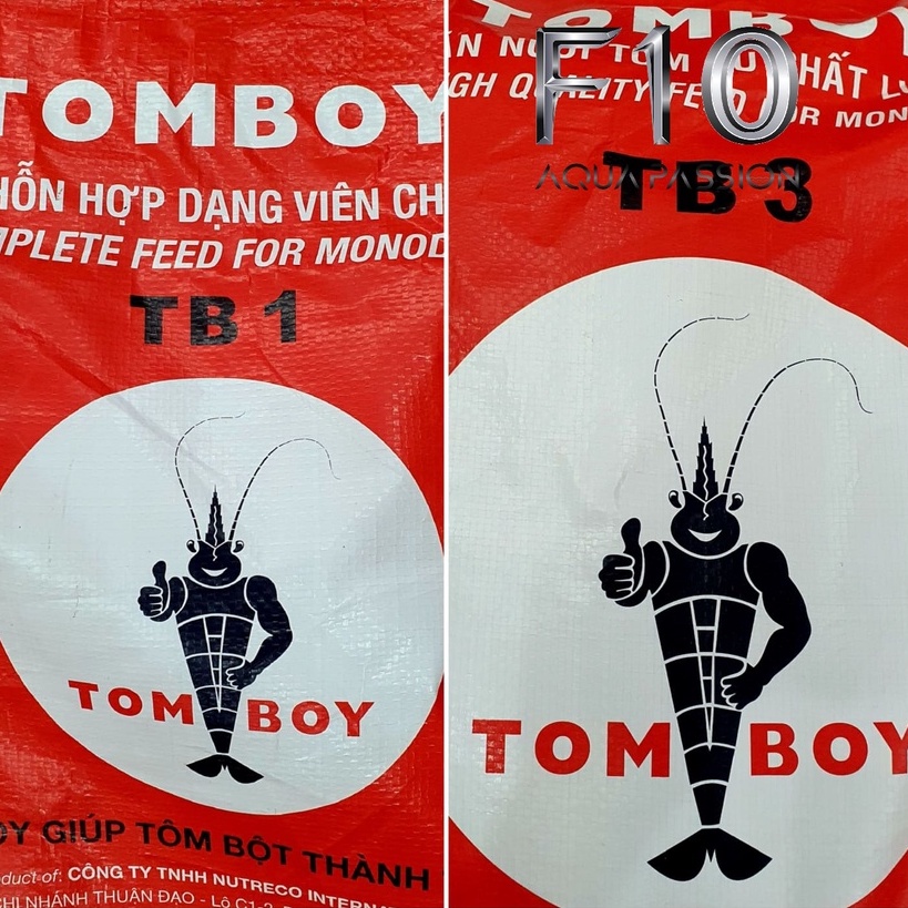 Cám Tomboy TB1 TB3 500G Thức ăn tốt cho cá nhỏ hạt kích thước 0.6mm và 1mm