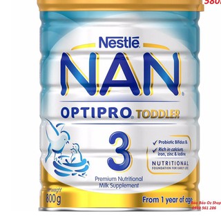 Sữa Nan Optipro Gold Úc 800g, số 1,2,3