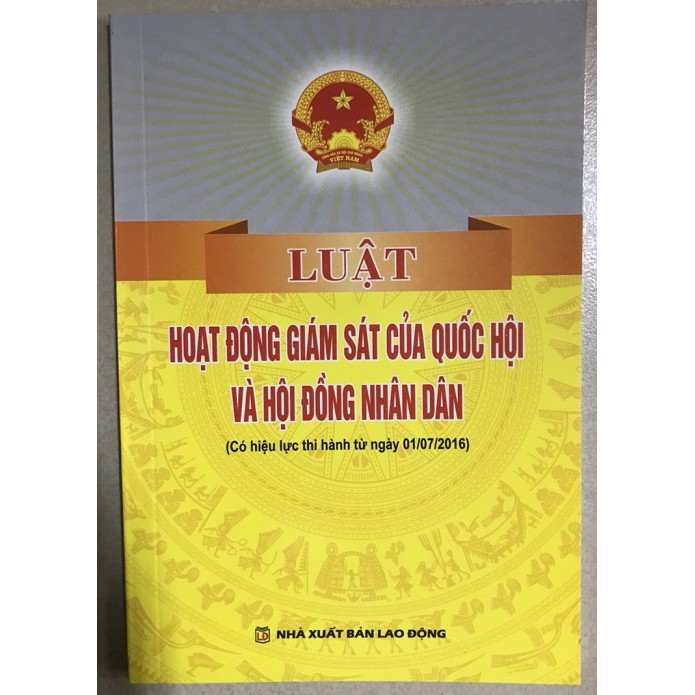 Sách luật hoạt động giám sát quốc hội và HĐND