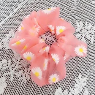 Dây buộc tóc Scrunchies hoa cúc