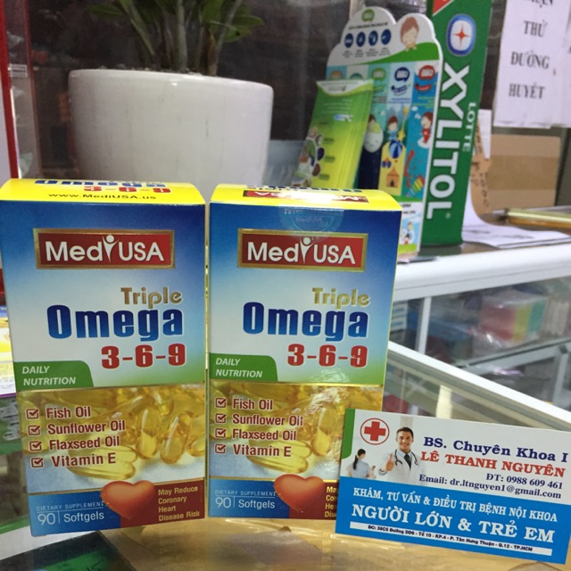 ✅(hàng chính hãng của Mỹ  toa bác sĩ ) OMEGA 369 MediUSA Mỹ - cho đôi mắt sáng,trái tim khoẻ