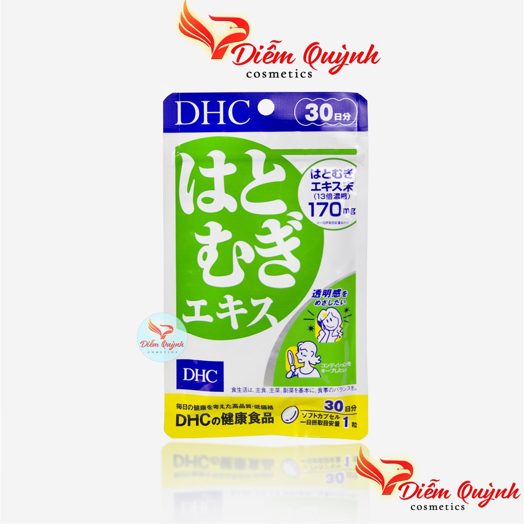 [Mã 77FMCGSALE1 giảm 10% đơn 250K] Viên uống trắng da DHC Coix Adlay Extract Nhật Bản