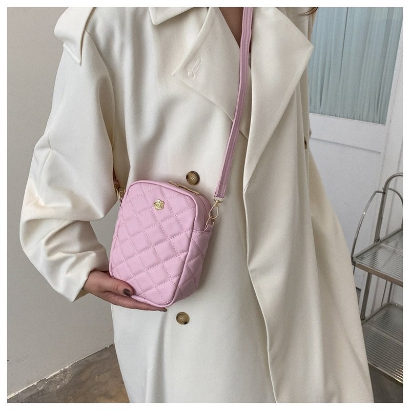 Túi Đeo Chéo Hình Vuông Nhỏ Màu Trơn Mẫu Mới Năm 2022 Gylb1582