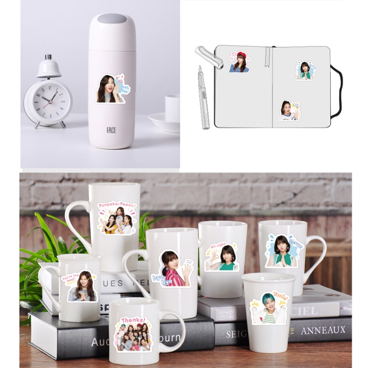 Bộ 40 Sticker Nhóm Nhạc TWICE Kpop Chống Thấm Nước