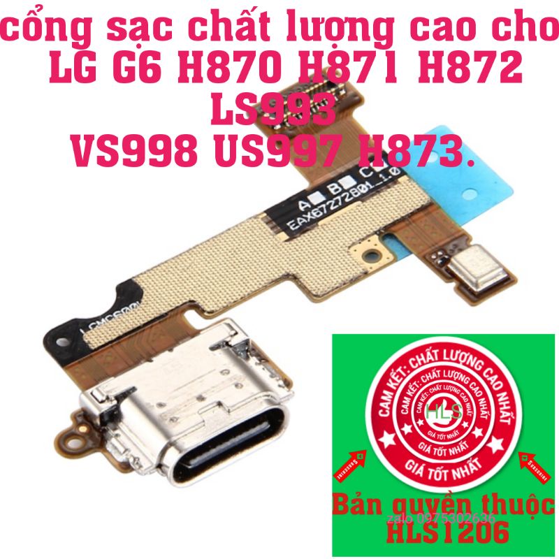 Cụm chân sạc LG G6 zin hãng