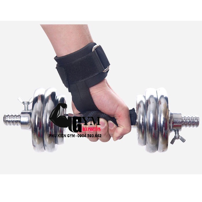 Dây kéo lưng Valeo Kèm Cuốn Cổ Tay Cao cấp Lifting Straps Valeo hỗ trợ tập thể hình, tập gym