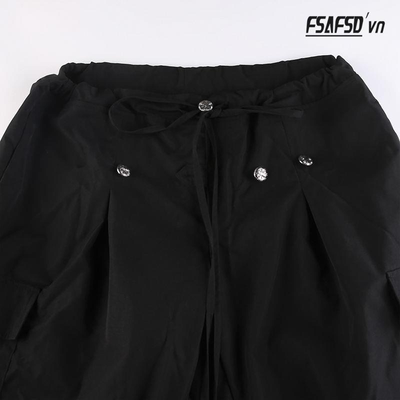 Quần Dài Dáng Rộng Ống Suông Thiết Kế Giản Dị Dành Cho Nữ