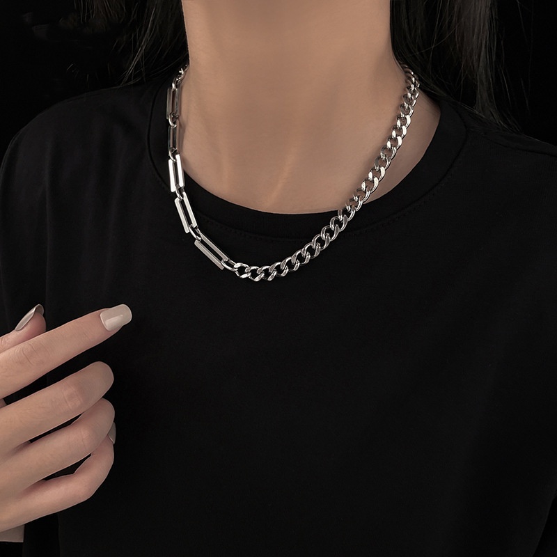 Vòng cổ Thép Titan Phong Cách hip hop Thời Trang Mới
