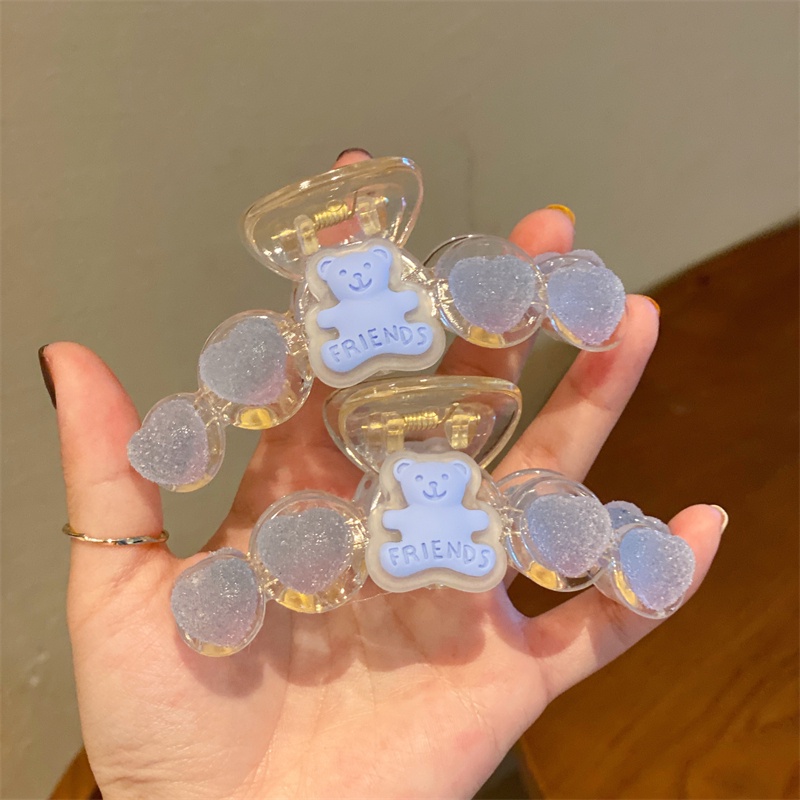 Kẹp Tóc Hình Trái Tim Hoạt Hình Phong Cách Hàn Quốc Xinh Xắn Cho Nữ