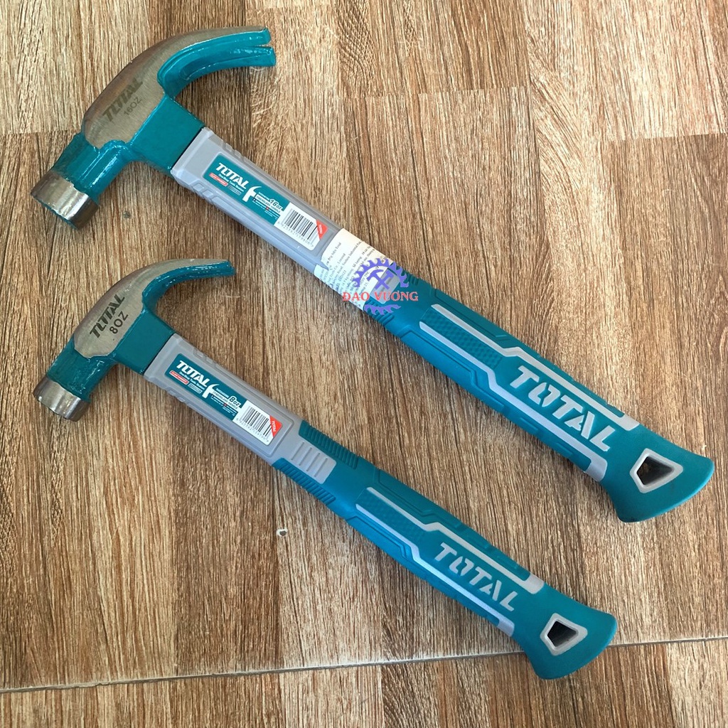 Búa đóng đinh đa năng thép Cr-V búa nhổ đinh cầm tay đóng đinh bê tông, tường, gỗ TOTAL THTCH0086 / THTCH0166