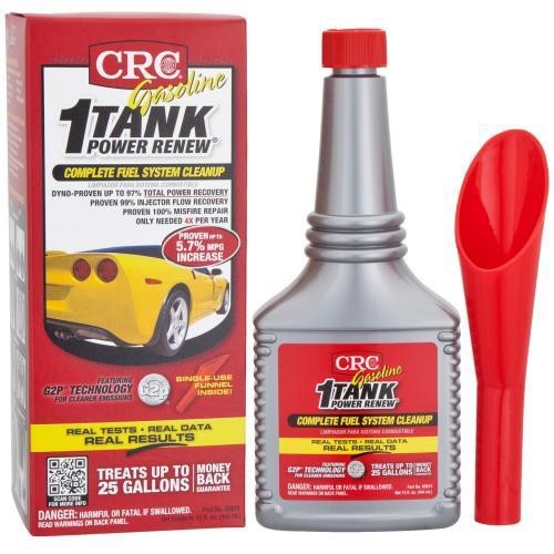 CRC 1-Tank Power Renew Gasoline - Bảo dưỡng hệ thống nhiên liệu động cơ xăng