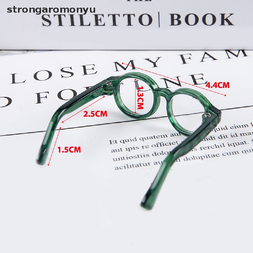 Mắt Kính Mini Dễ Thương 4.5cm Cho Búp Bê Tỉ Lệ 1 / 6 1 / 8 1 / 12