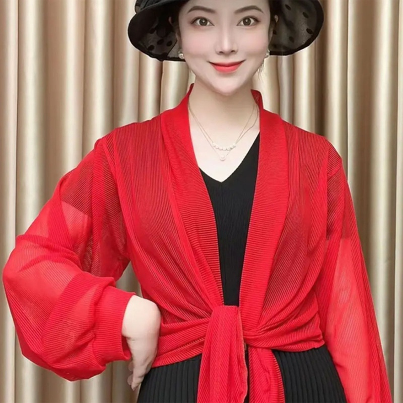 Áo Khoác Mỏng Nhẹ Tay Dài Chống Nắng Thời Trang Mùa Hè Cho Nữ