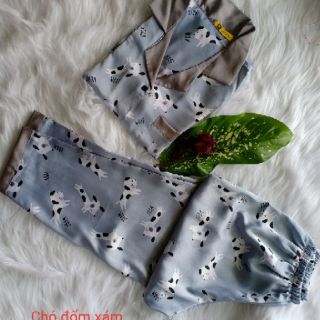 Đồ bộ mặc nhà pijama lụa satin cao cấp